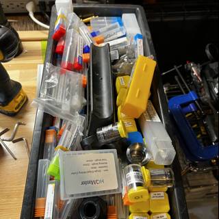 Organized Tools in a Tray