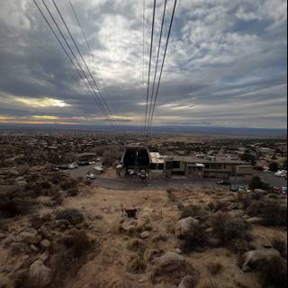 Cable Car Ride Over the Desert