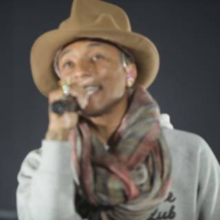 Pharrell Rocks London with His Cowboy Hat