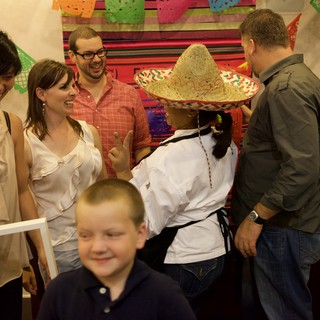 Festive Fiesta Celebration with Sombrero-Wearing Chef