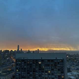 San Francisco Cityscape at Sunset