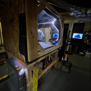 The Wood-Framed Computer Room