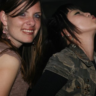 Two Women Dancing at a Nightclub Party 2006