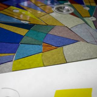 Vibrant Mosaic Tabletop