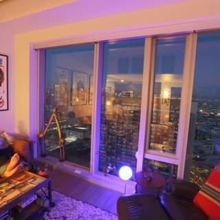 Cozy Evening in an Urban Penthouse