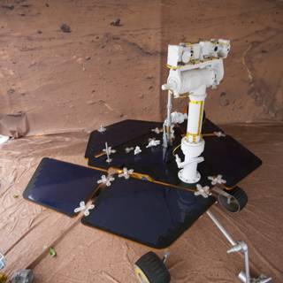 Rover Exhibition in JPL Mars Lander Room