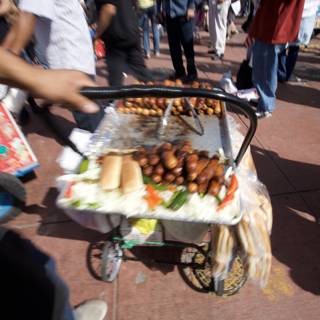 Hot Dog Vendor at the Mayday Rally