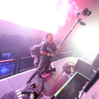 Videographer Works the Stage at Wobbleland 2026
