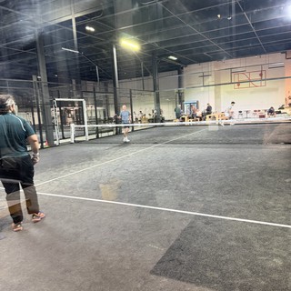 Indoor Padel Tennis Court at Modern Sports Facility