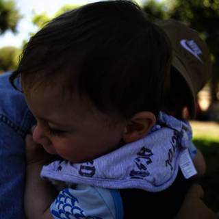 Special Moments: Man and Baby in the Park