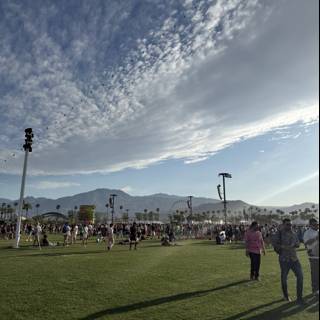 Gathering Under Swirling Skies