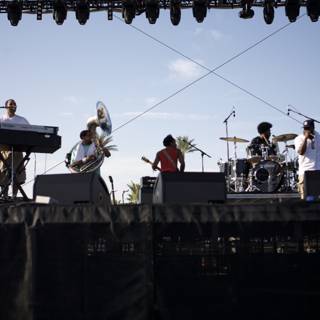 Music Band Electrifies Coachella Sunday Crowd