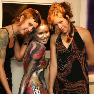 Three Women with Tattoos