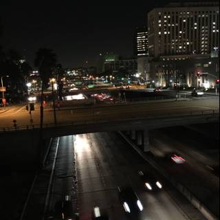 Nighttime Traffic in Los Angeles