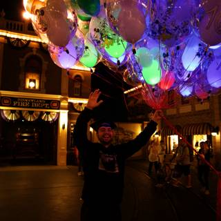 A Magical Night with Balloons