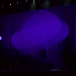 The Purple Spotlight Curtain
