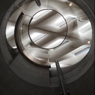 Illuminated Spiral Staircase