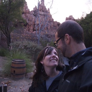 Romantic Moment at Big Thunder Mountain Disneyland