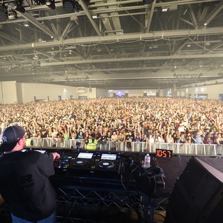 DJ Commands Massive Indoor Festival Crowd at Wobbleland