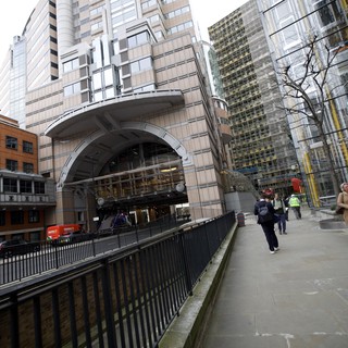 Modern Urban Architecture at Crossrail Place, Canary Wharf