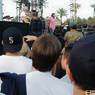 Coachella 2002 Crowd Rocks Out to Music