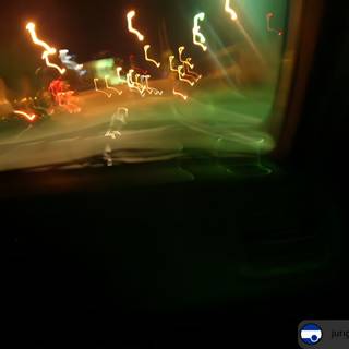 Blurred Night Ride