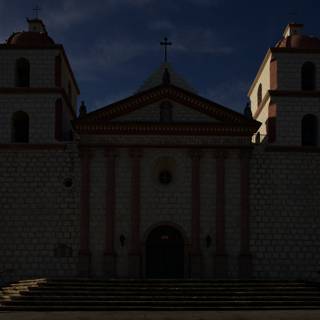 Santa Barbara Mission's Majestic Clock Tower