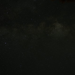 Milky Way Arching Over Lassen Volcanic Night Sky