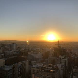 San Francisco's Golden Sunset