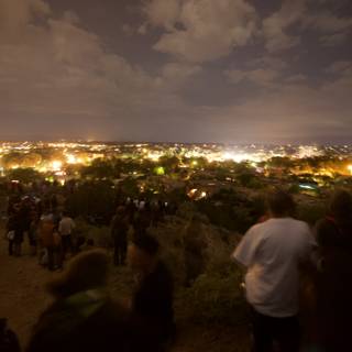 Nighttime Vigil atop Santa Fe's Hill