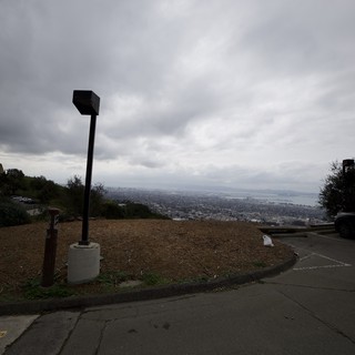 Stormy Overlook Above Bay Area Cityscape