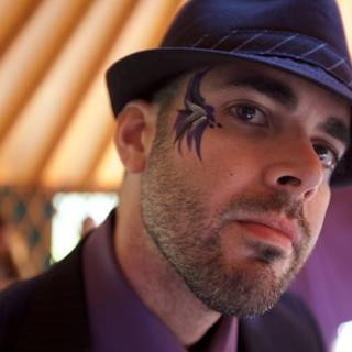 The Purple Face Painted Gentleman