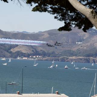 Fleet Week Air Show Spectacle at San Francisco Bay