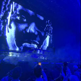 Electric Vibes and Illuminated Faces