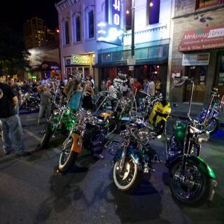 A Night of Motorcycles