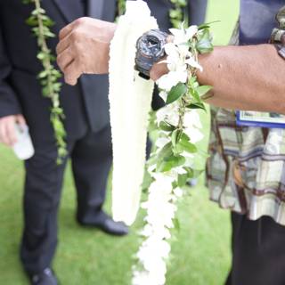 Hawaiian Watch and Flower Garland