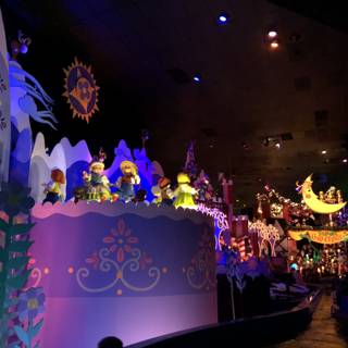 Illuminated Disneyland Holiday Village