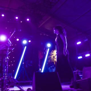 Purple Hues on Stage