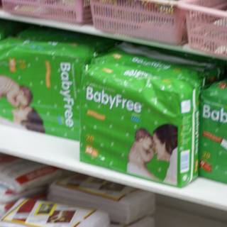 Babyfree Diapers Stocked Up