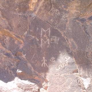 Carved Rock with Ancient Writing