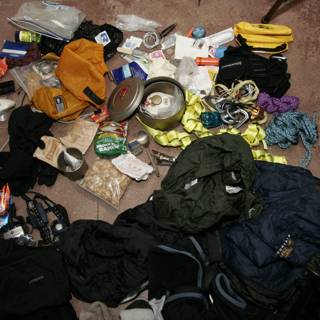 Pile of Gear from 2006 Adventure