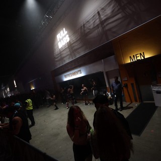 Wobbleland 2026 Festival Crowd Near Refreshments Stand