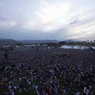 A Sea of People at Coachella Music Festival