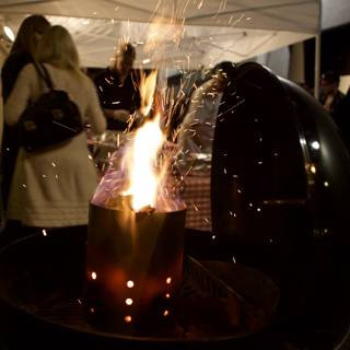 Grilling up a Flames at the 2011 Plata Wine Party