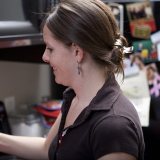 Penelope at Work: A Quiet Moment of Focus