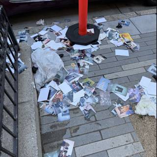 Forgotten Memories on the Sidewalk
