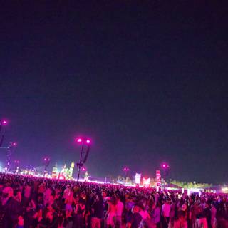 Electric Vibes Under the Night Sky: Coachella 2024
