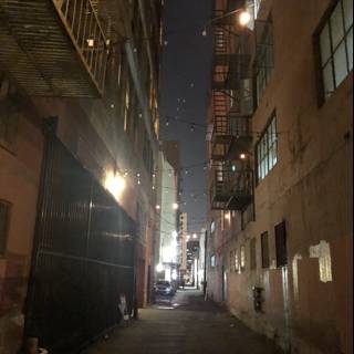 City Street Scene at Night