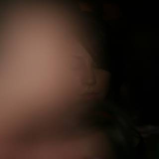 Blurred Femme Fatale in the Nightclub