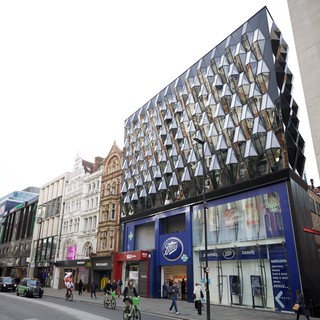 Modern Architecture on Historic London Shopping Street